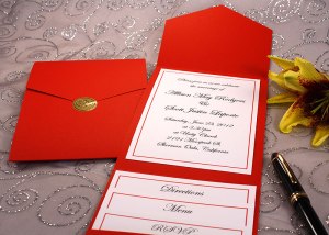 Pocket Wedding Invitation Kits